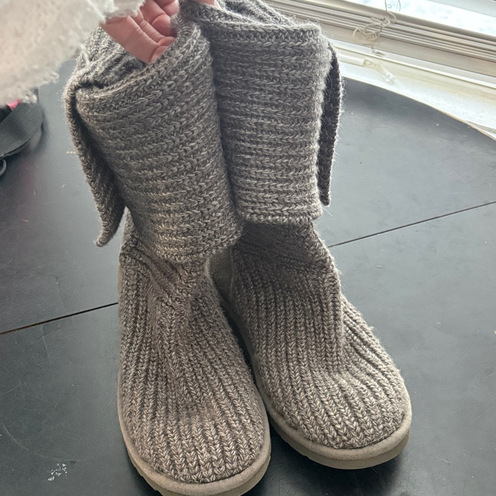 UGG Cardy Knit Button Boots - Picture 8 of 9